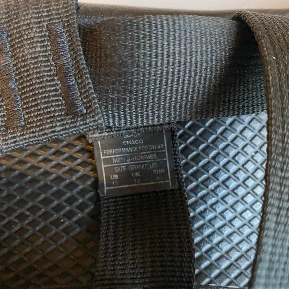Chaco Men Size 13 Black Strap Summer Sandals - Picture 10 of 10